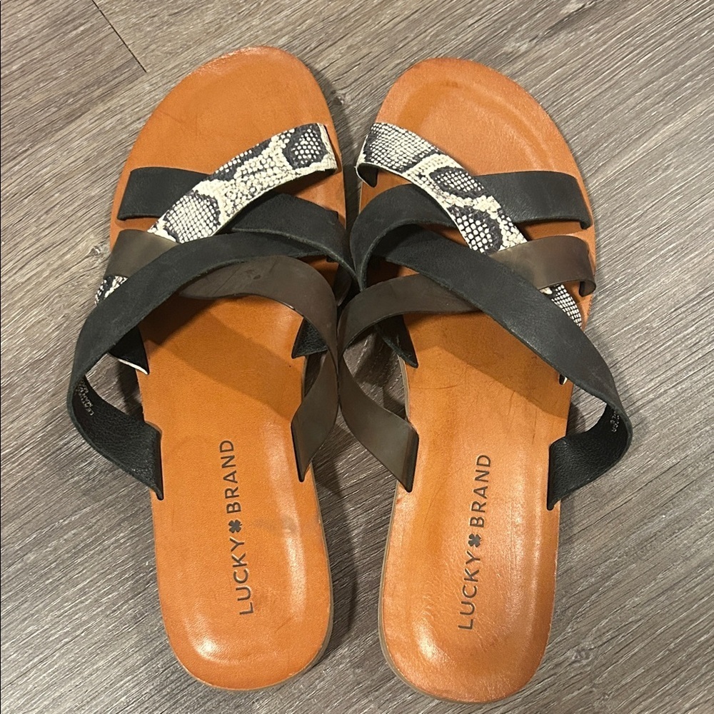 Lucky Brand Leather Sandals Size 7.5